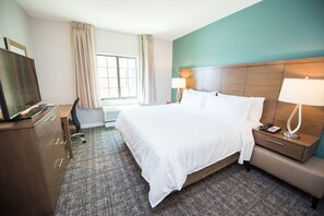 Drift to sleep in a comfortable bed after a wonderful day outside.