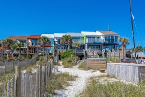 View from the beach