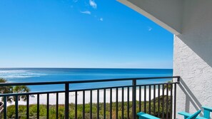 Palms A12 Gulf Front Balcony