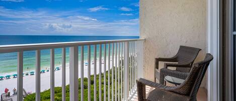 BeachCrest 601 Balcony and Gulf Views