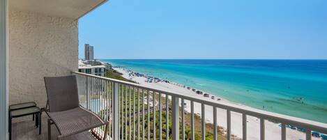 BeachCrest 804 Balcony with Gulf View