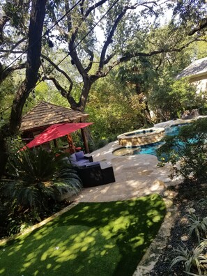 Back yard pool