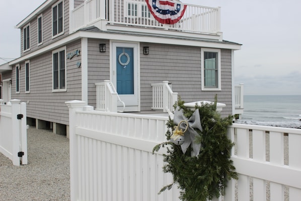 Entrance and front door view