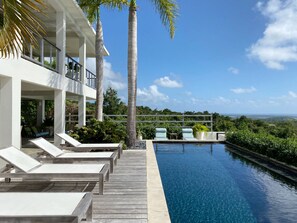 Pool and outdoor seating