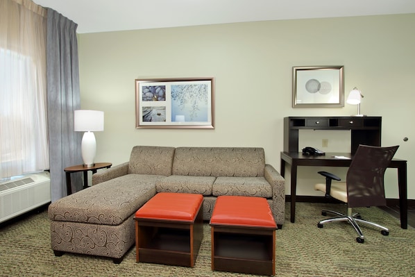 Enjoy the warm and cozy decor.