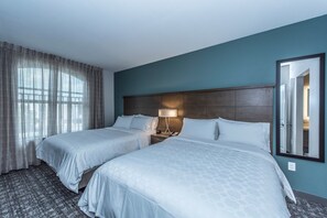 Drift to sleep in a comfortable bed after a wonderful day outside.