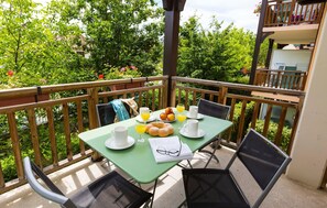 Enjoy your balcony or patio - please note that views may vary.