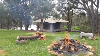 Glamping on the scenic Blackwood River