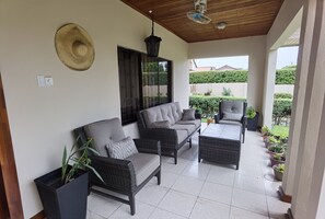 Enjoy the Accra heat while relaxing on the front porch...