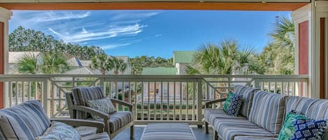 Screened In Outdoor Space on Balcony