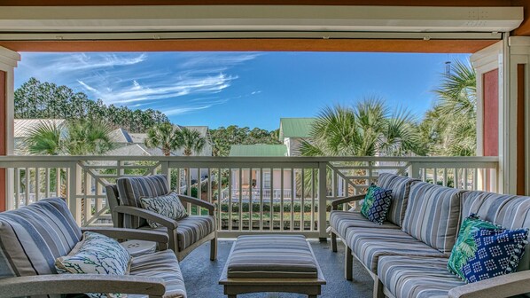 Screened In Outdoor Space on Balcony