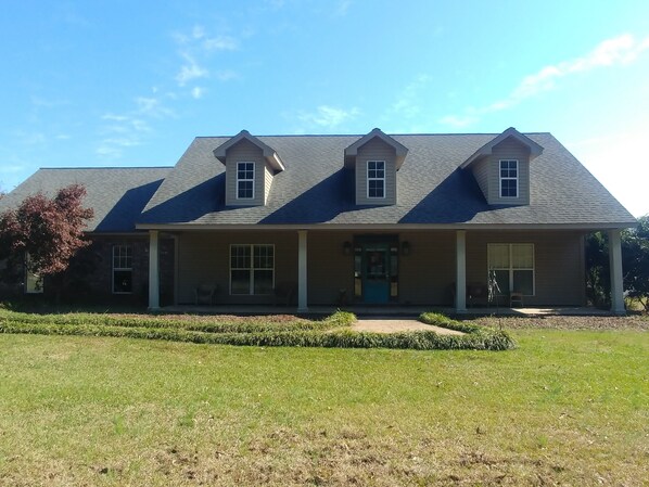 Front Door and Yard