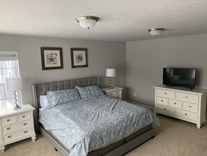 Master Suite with TV (cable)