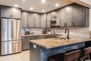 Spacious and updated kitchen