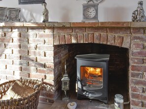 Warming wood burner | Wilma Cottage, Geldeston, near Beccles