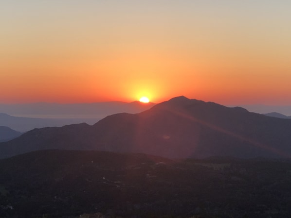 Sunset over Anza Borrego