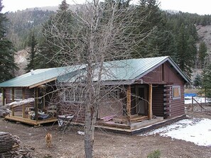 Log home side-rear