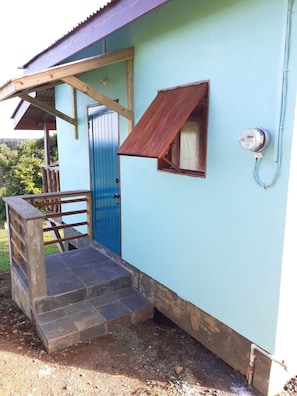 Entrance to the cabin