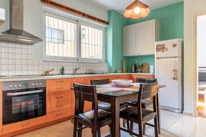 Kitchen area- Prepare your meals in our fully equipped kitchen