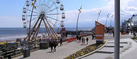 Uitzicht op strand/zee