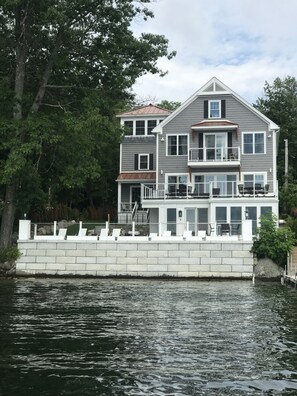 water side of the house.