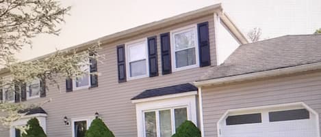 Front of Classy Colonial House, Complete With Video Camera 24/7 for Security. 