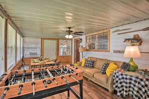 Sunroom w/ Foosball Table