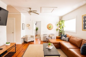 Open Living Room w/ TV