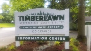 Entrance Sign to Timberlawn Executive Suites