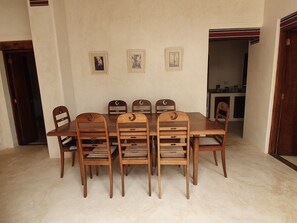 First-floor dining area
