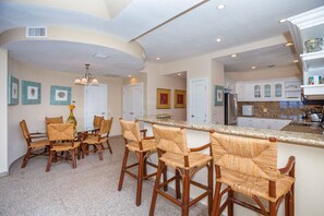 Breakfast bar and Dining table