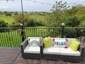 Take in panoramic views from the large, decked balcony