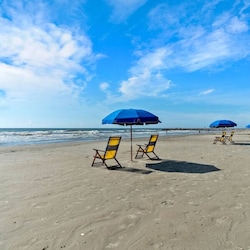 Enjoy a relaxing day on the beach and catch some rays