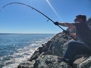 BFF Crabbing North Jetty