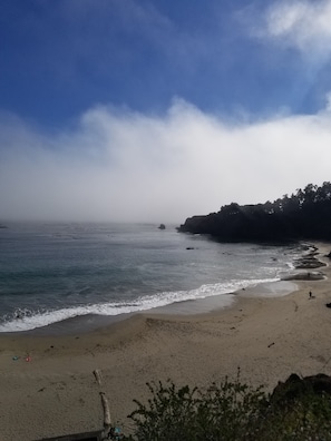 Marine layer rolling in