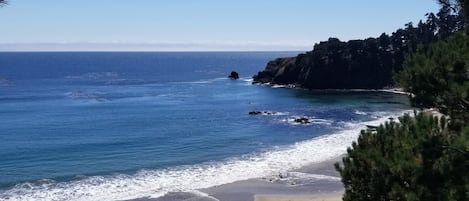 view to North off deck