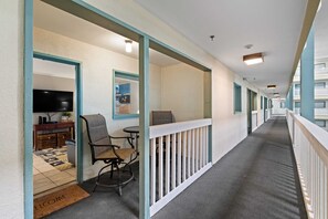 Covered Balcony | Seating | Pool Views