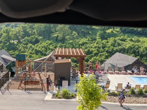 Outdoor Pool-Just up the hill from the house