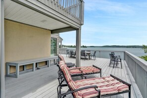 Enjoy picturesque views and relaxing moments on our beautifully designed deck.