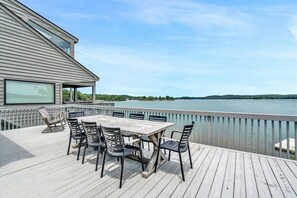 Bask in the sun or enjoy a meal al fresco on our spacious deck with stunning views.