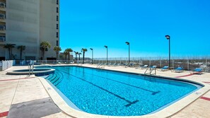 Community pool and sundeck