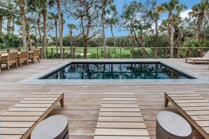 Pool with Golf Course Views