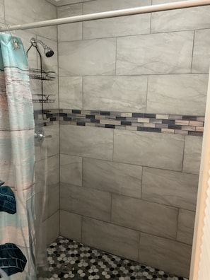 Brand new bathroom shower