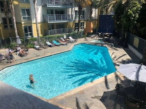 Escape the chill and unwind in our inviting community heated pool