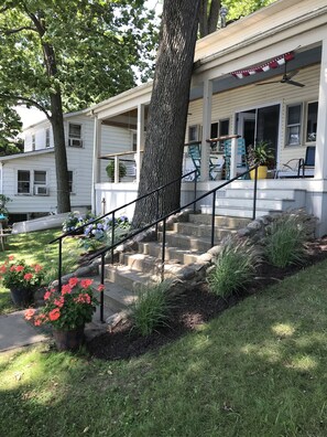Beautiful landscaping.