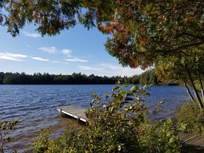 Lakefront with dock