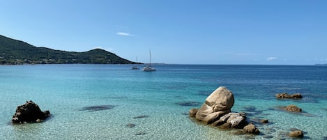 Plage d'argent à 10 min de l'appartement