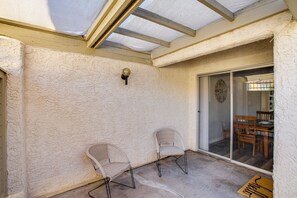Covered Patio w/ Seating