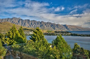 View of The Remarkables from the balcony