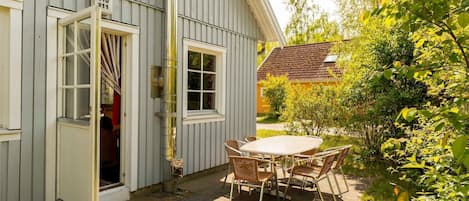 Ferienhaus Storch Terrasse